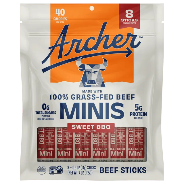 Country Archer Sweet BBQ Beef Mini Sticks