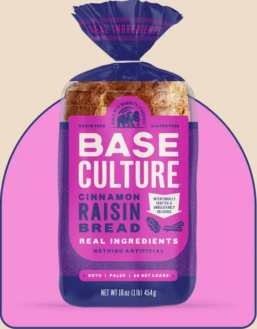 Base Culture Cinnamon Raisin Bread