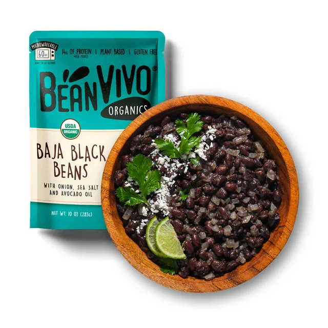 BeanVIVO Organic Baja Black Beans (1-Pouch)