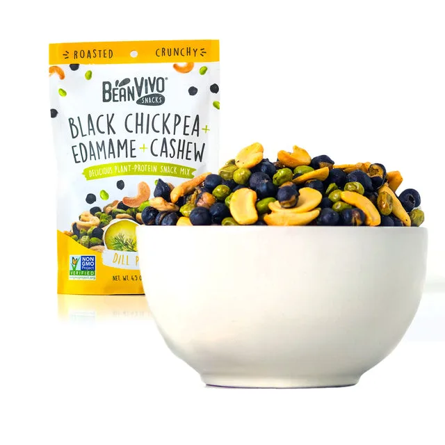 BeanVIVO Snack Mix - Dill Pickle 4.5oz (1 Resealable Pouch / 4 Servings)
