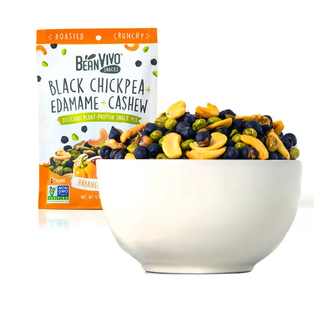 BeanVIVO Snack Mix - Habanero BBQ 4.5oz (1 Resealable Pouch / 4 Servings)