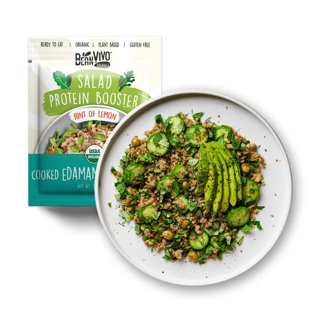 BeanVIVO Organic Salad Protein Booster - Hint of Lemon (1-Pouch)