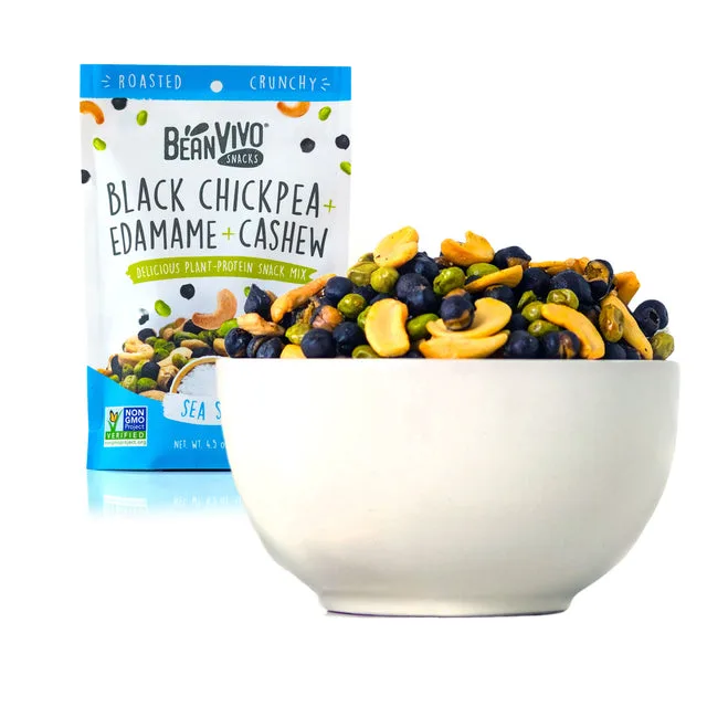BeanVIVO Snack Mix - Sea Salt 4.5oz (1 Resealable Pouch / 4 Servings)