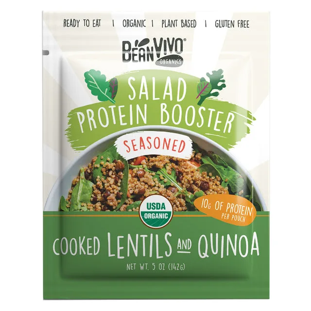BeanVIVO Organic Salad Protein Booster - Seasoned (1-Pouch)