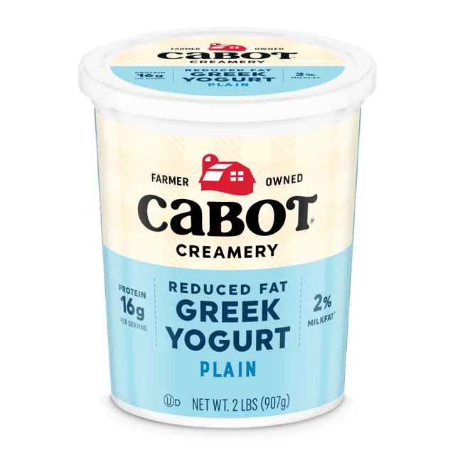 Cabot Creamery Reduced Fat Plain Greek Yogurt