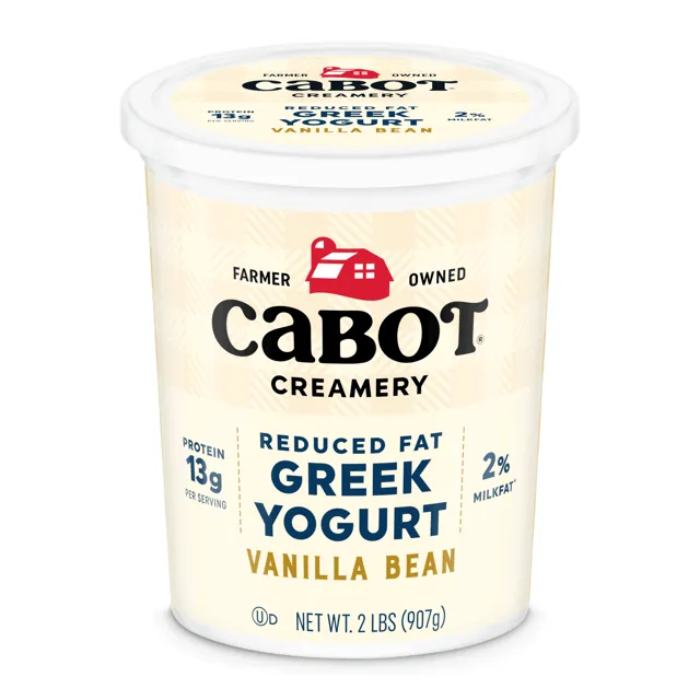Cabot Creamery Reduced Fat Vanilla Bean Greek Yogurt