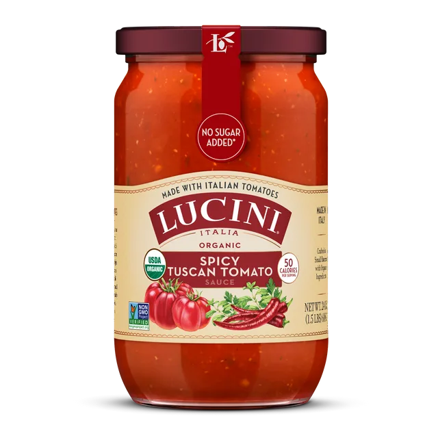 Lucini Organic Spicy Tuscan Tomato Sauce (24oz)