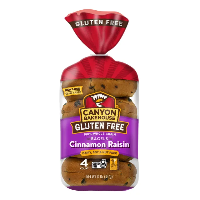 Canyon Bakehouse Cinnamon Raisin Bagels