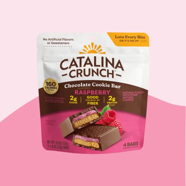 Catalina Crunch Raspberry Chocolate Cookie Bars