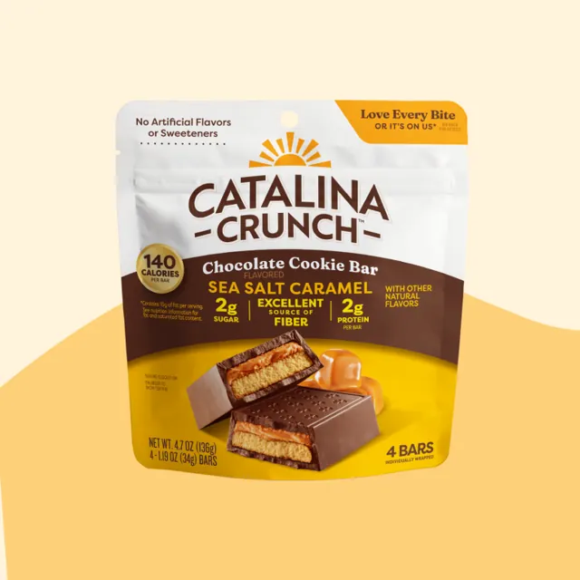 Catalina Crunch Sea Salt Caramel Chocolate Cookie Bars