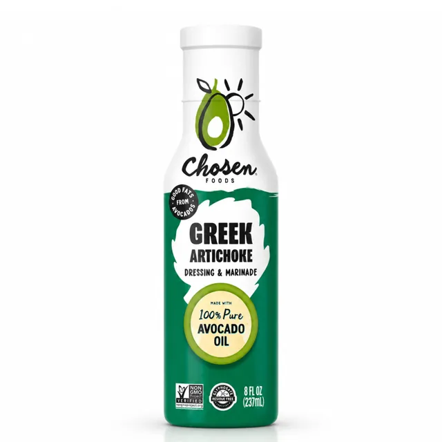 Chosen Foods Greek Artichoke Salad Dressing 8 Fl Oz