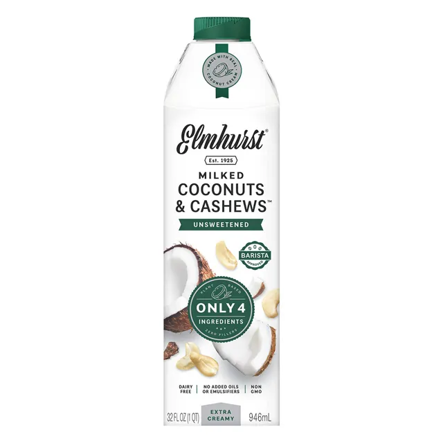 Elmhurst 1925 Unsweetened Coconut Cashew Milk