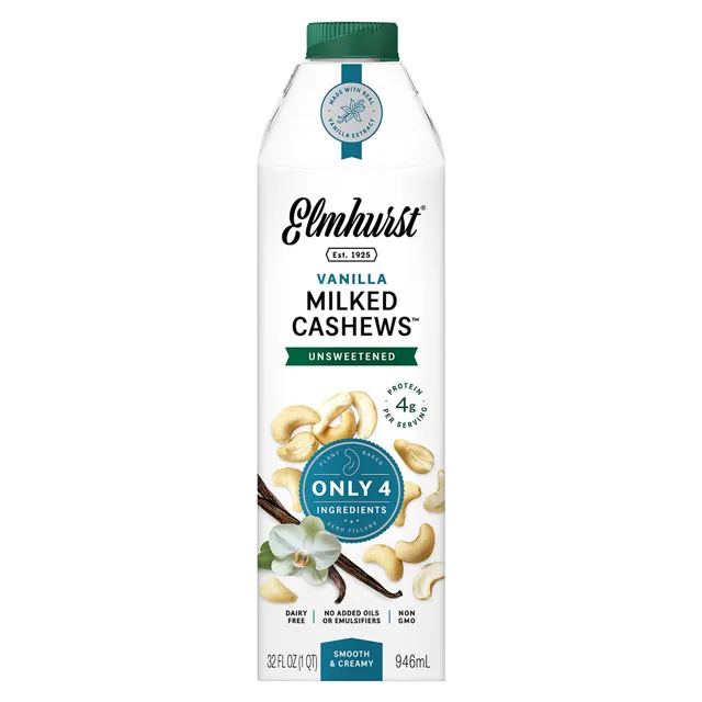 Elmhurst 1925 Unsweetened Vanilla Cashew Milk
