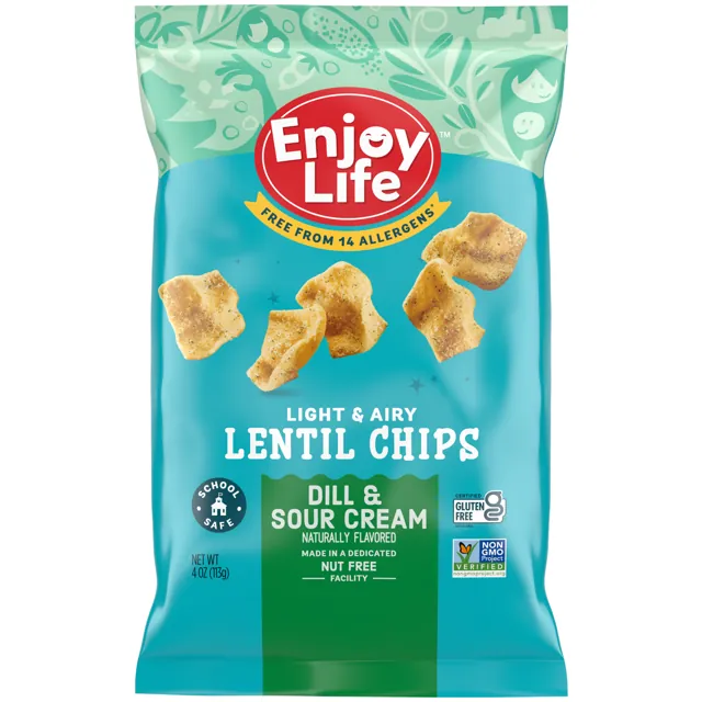 Enjoy Life Foods Lentil Chips | Dill & Sour Cream