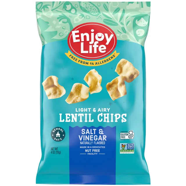 Enjoy Life Foods Lentil Chips | Salt & Vinegar