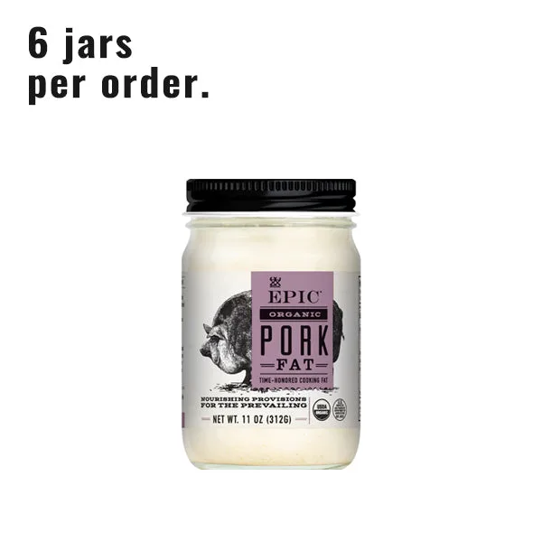 EPIC Pork Fat (Box of 6)