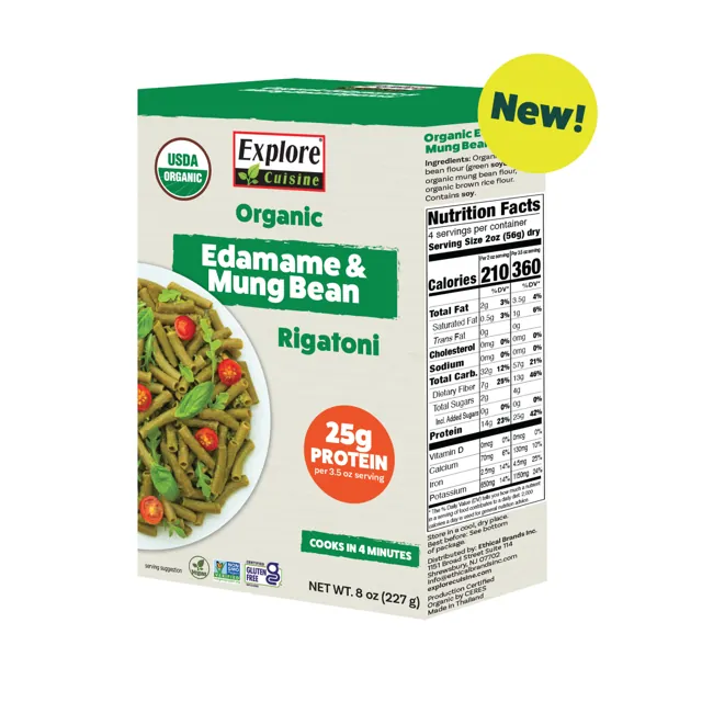 Explore Cuisine Edamame & Mung Bean Rigatoni