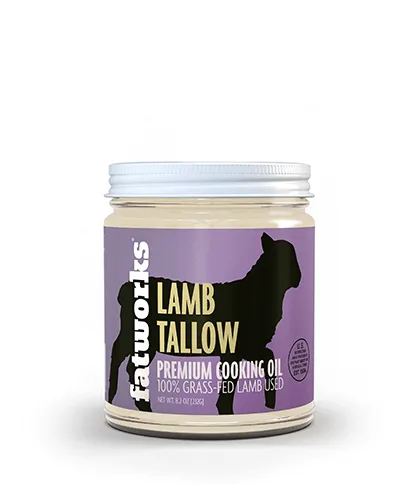 Fatworks Grass Fed Lamb Tallow (7.5 oz)