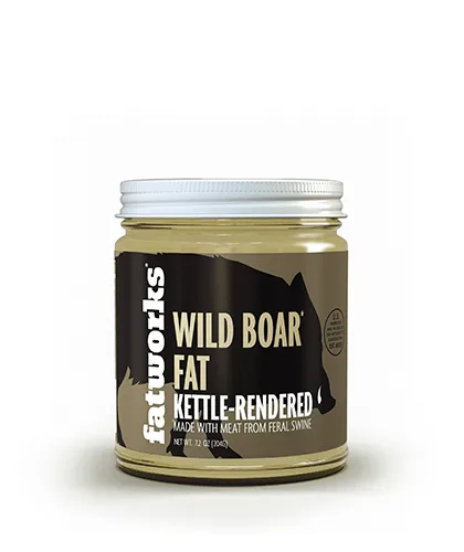 Fatworks Wild Boar Lard (7.5 oz)