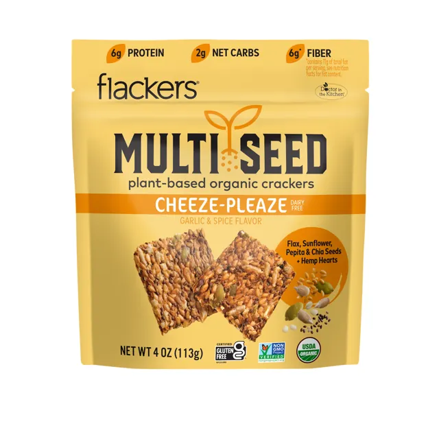 Flackers Cheeze-Pleaze Multi Seed Crackers
