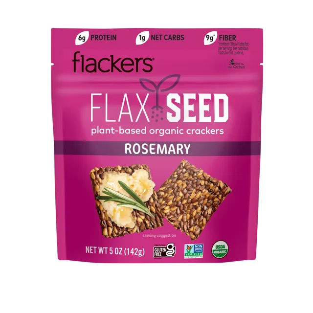 Flackers Rosemary Flaxseed Crackers