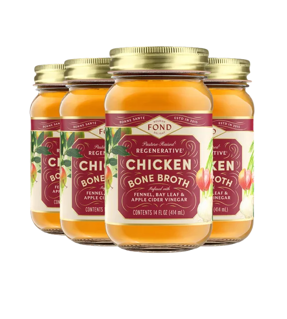 FOND Chicken Bone Broth - Fennel & Bay Leaf