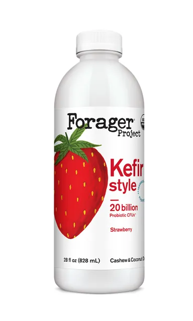 Forager Project Strawberry Cashew & Coconut Kefir Style Drink