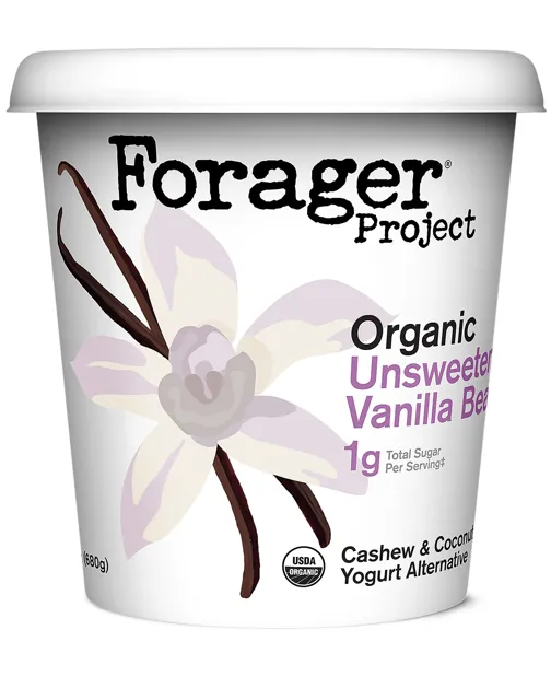 Forager Project Unsweetened Vanilla Bean Cashew & Coconut Yogurt
