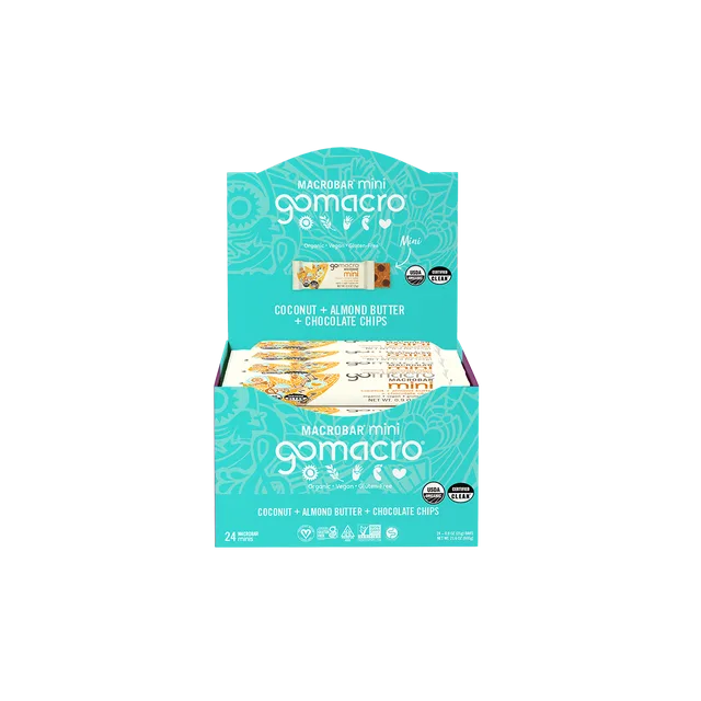 GoMacro Coconut + Almond Butter + Chocolate Chips MacroBar Mini