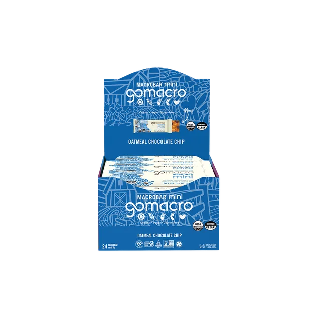 GoMacro Oatmeal Chocolate Chip MacroBar Mini