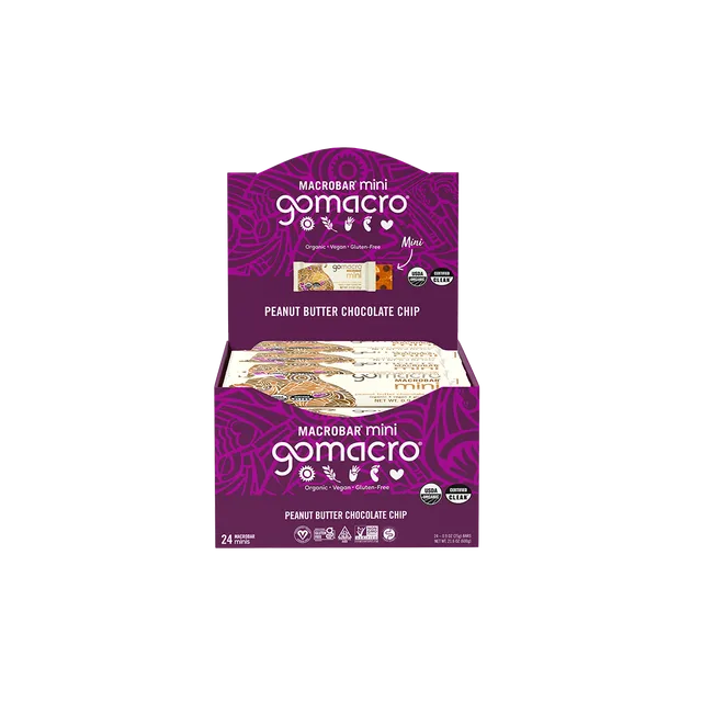 GoMacro Peanut Butter Chocolate Chip MacroBar Mini