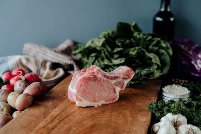 U.S. Wellness Meats Ribeye Pork Chop - 16oz