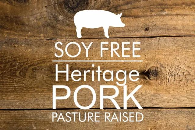 U.S. Wellness Meats Soy-Free Pork Bones & Feet (Ships Separately)- 18 lbs