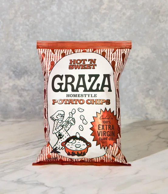 Graza Hot 'n Sweet Olive Oil Potato Chips