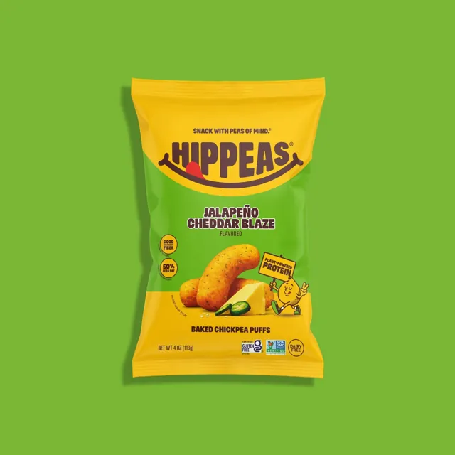 Hippeas Jalapeño Cheddar Blaze Chickpea Puffs