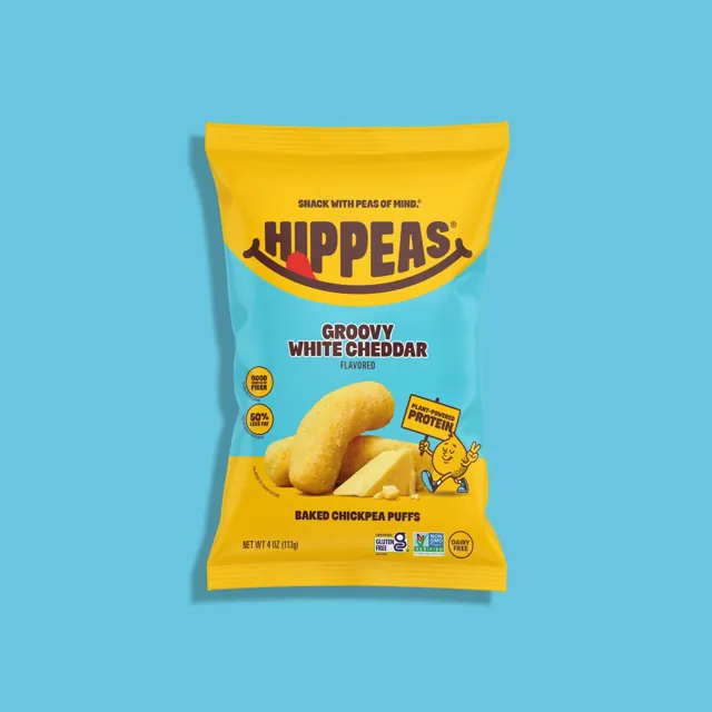 Hippeas Groovy White Cheddar Puffs