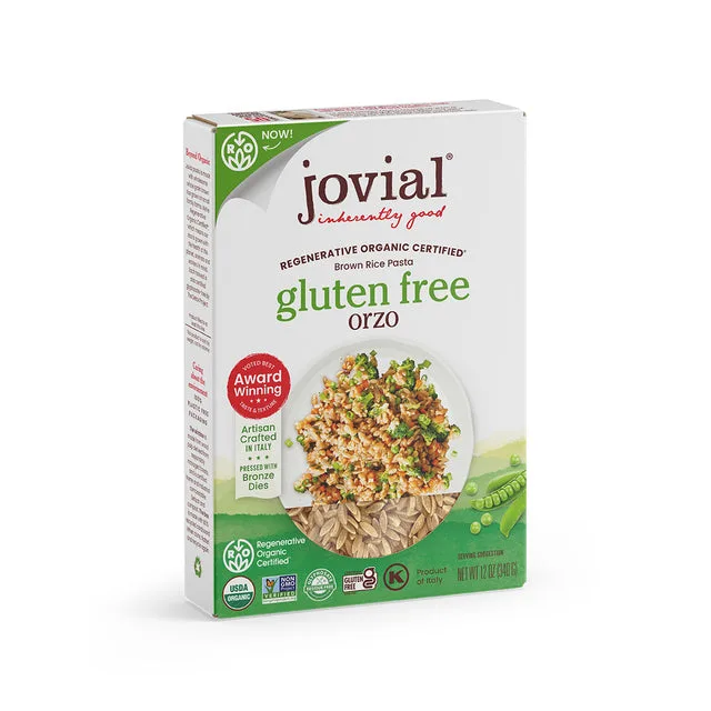 Jovial Organic Gluten Free Brown Rice Orzo
