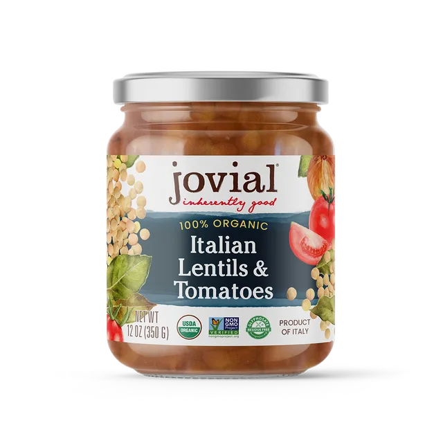 Jovial Organic Italian Lentils and Tomatoes