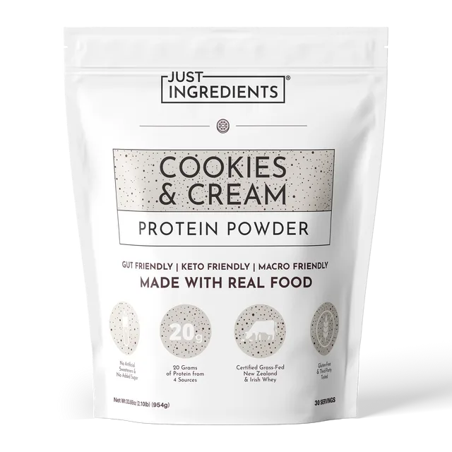 Just Ingredients Cookies & Cream Protein Powder