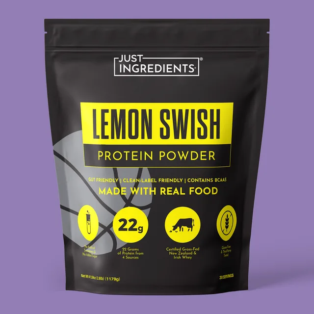Just Ingredients Lemon Swish Protein Powder