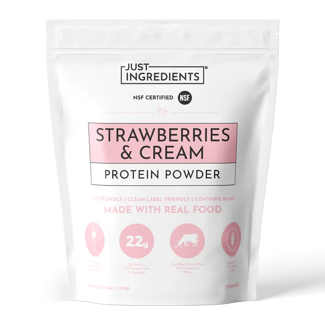 Just Ingredients Strawberries & Cream Protein Powder