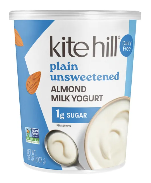 Kite Hill Plain Unsweetened Almond Milk Yogurt 32oz