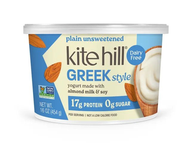 Kite Hill Plain Unsweetened Greek Yogurt 16oz
