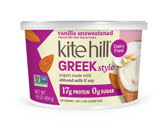 Kite Hill Vanilla Unsweetened Greek Yogurt 16oz