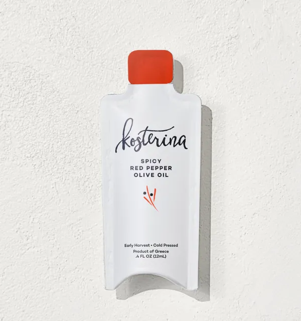 Kosterina Spicy Red Pepper Olive Oil (Single Serving Packet)