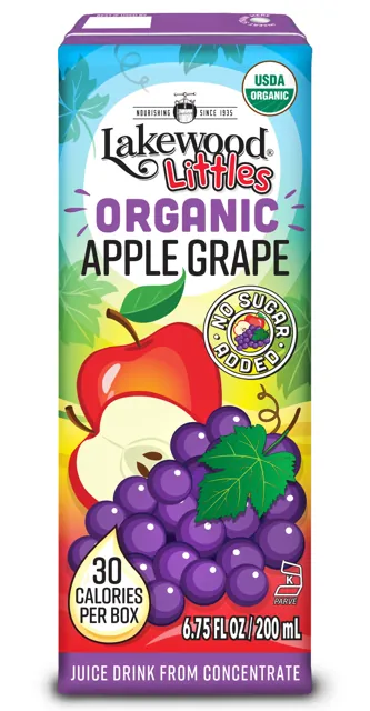 Lakewood Organic Lakewood Littles Organic Apple Grape Juice Boxes