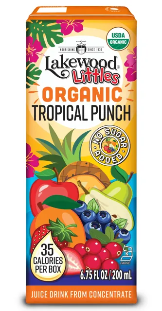 Lakewood Organic Lakewood Littles Organic Tropical Punch Juice Boxes
