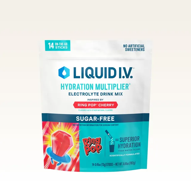 Liquid I.V. Ring Pop® Cherry Hydration Multiplier® Sugar-Free