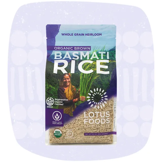 Lotus Foods Regenerative Organic Brown Basmati Rice