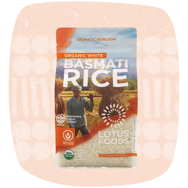Lotus Foods Regenerative Organic White Basmati Rice